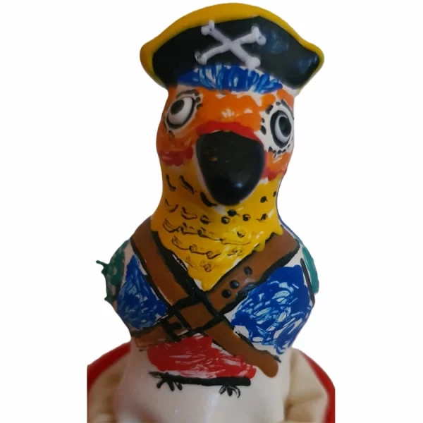 CONDOMERIE Captain Parrot Hand-Painted Decorative Latex