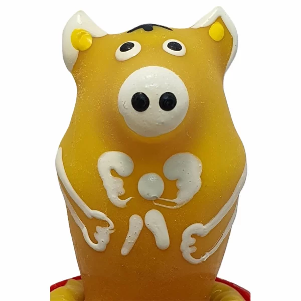 CONDOMERIE Hand-Painted Decorative Latex Model Pig Sitting