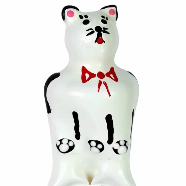 CONDOMERIE Hand-Painted Decorative Condom Cat Design
