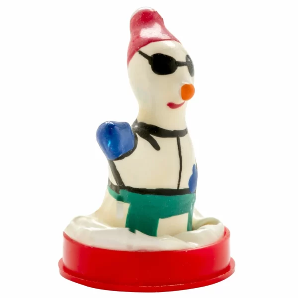 CONDOMERIE Hand-Painted Snowboarder XL Decorative Latex Model. Condoms. See formula