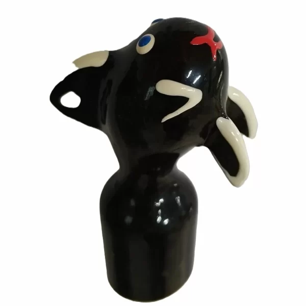 CONDOMERIE Hand-Painted Decorative Latex Model Gentle Orca