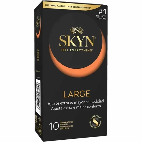 SKYN Large Condoms 10-Pack - Latex-Free