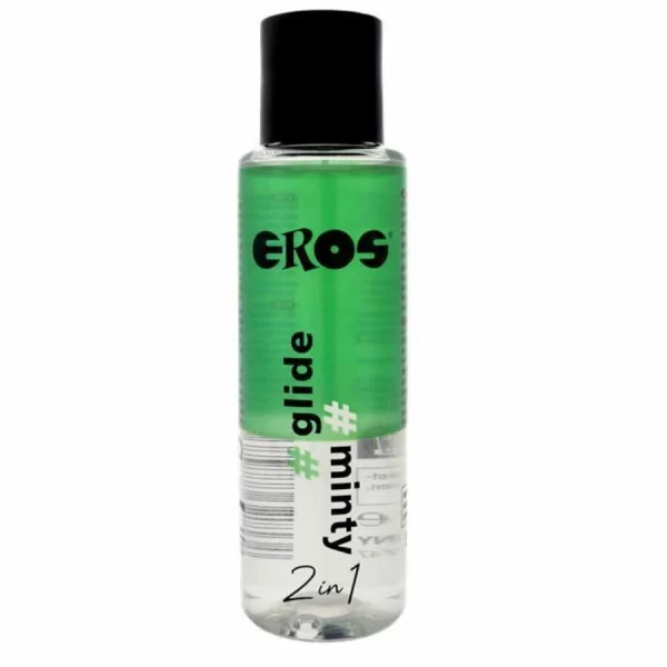 EROS 2 in 1 Minty Silicone-Based Lubricant 100ml Long
