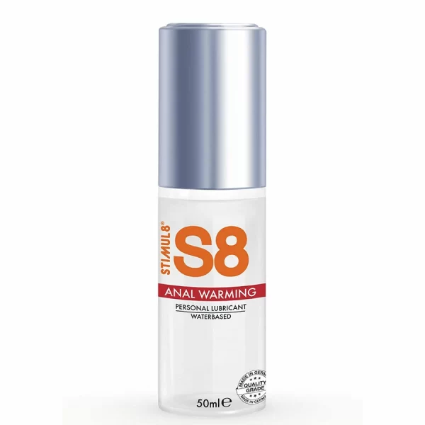 S8 Anal Lubricant Water-Based Warming Effect 50ml Paraben
