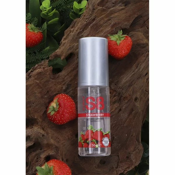 S8 Strawberry Water-Based Lubricant 50 ml - Gentle Formula