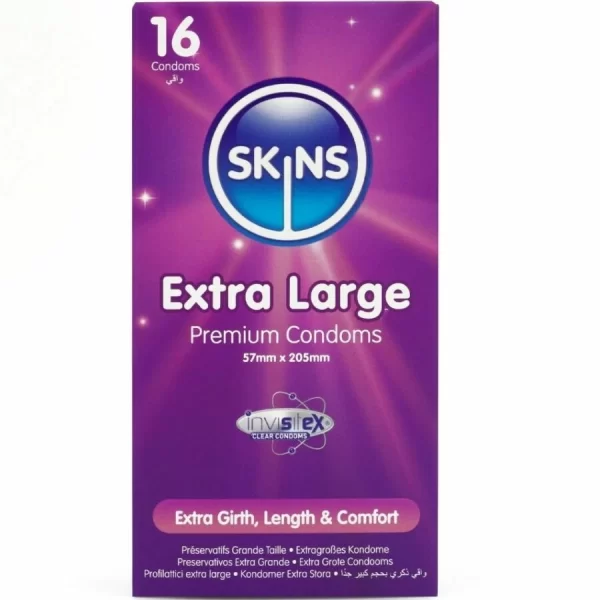 Skins Extra Large Premium Condoms 16-Pack