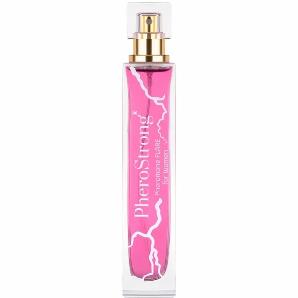 PheroStrong Flare Perfume for Women 50ml - Elegant Floral Scent with Pheromones. Pheromones and aphrodisiacs. See formula
