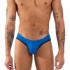 BURN 018 Blue Slip - Premium Breathable Menâ€™s Underwear