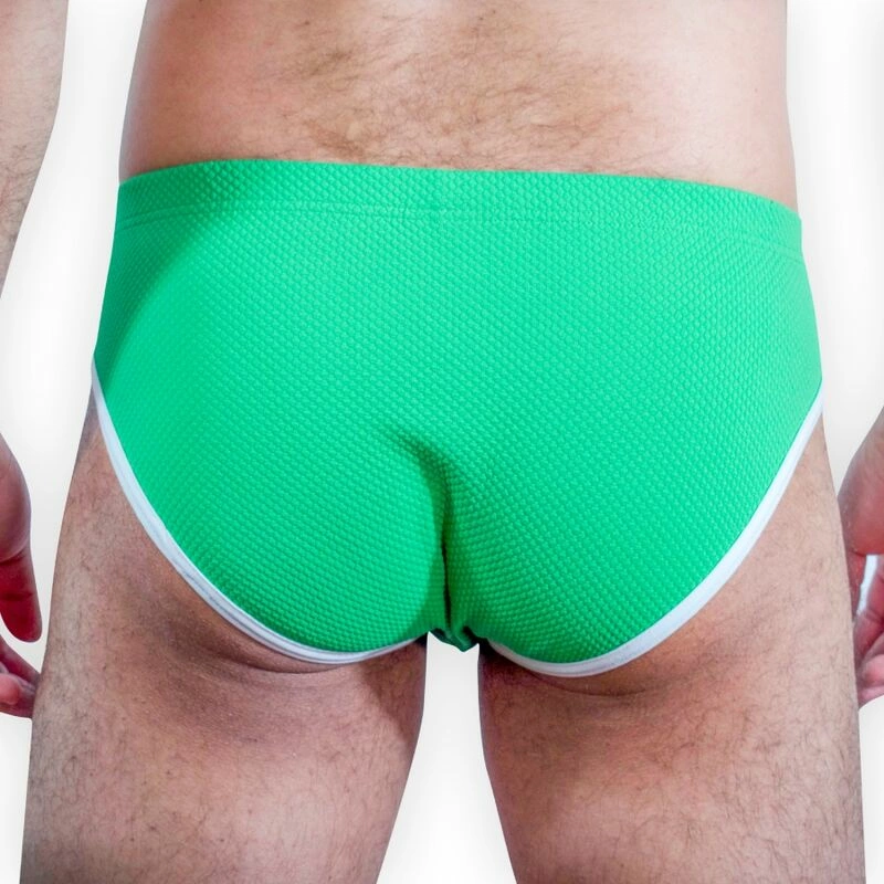 BURN 022 Green Slip - Premium Breathable Men's Underwear