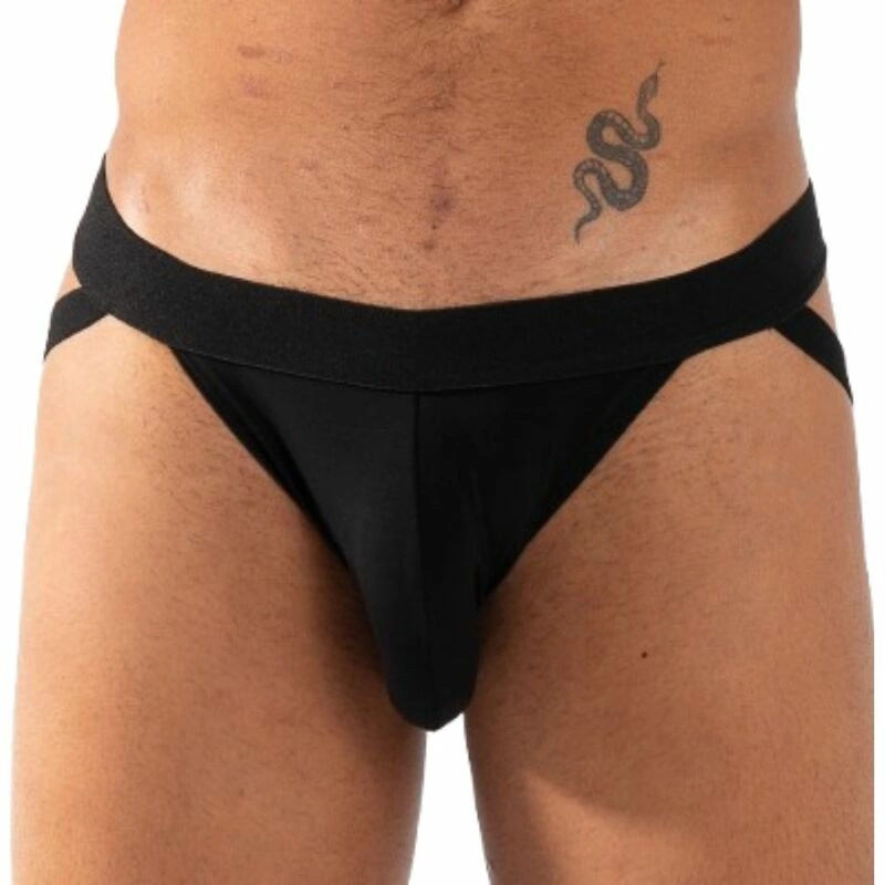 BURN 011 Double Black Jock - Premium Breathable Athletic