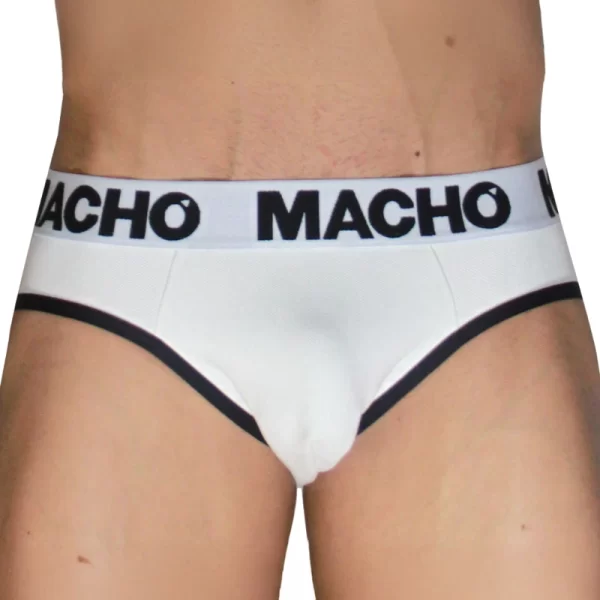 MACHO MCH006 Classic Men's Briefs White & Black