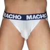 MACHO MX29DK Jockstrap White & Marine