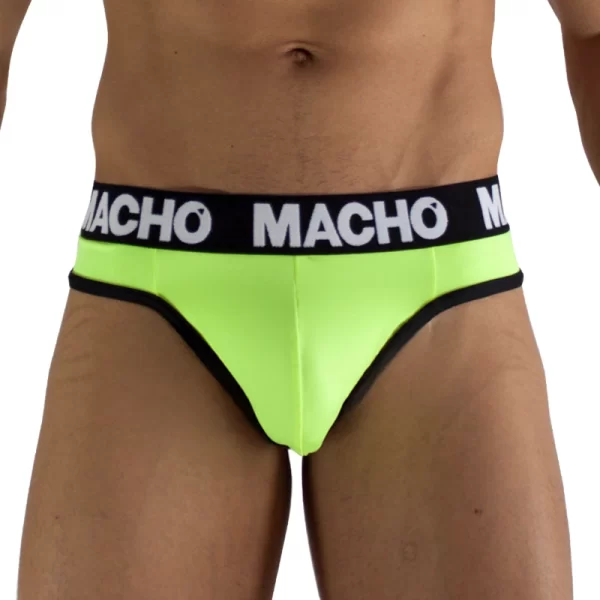 MACHO MTG001 Fluorescent Yellow Thong