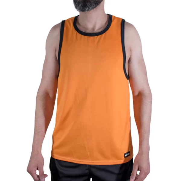 MACHO CMV005 Orange Gym T-Shirt - Lightweight Sport Fit