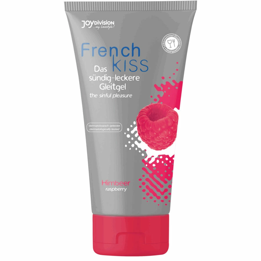 JOYDIVISION French Kiss Raspberry Flavored Intimate Gel 75ml - Anelma JOYDIVISION French Kiss Raspberry Flavored Intimate Gel 75ml