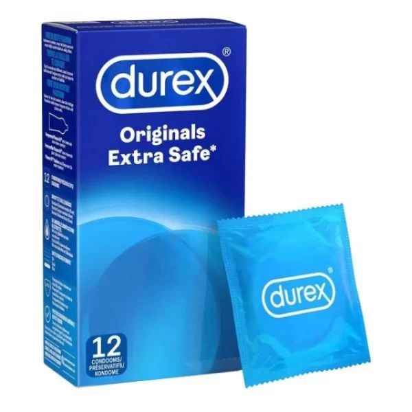 Durex Originals Extra Safe 12-Pack Classic Ultra Secure