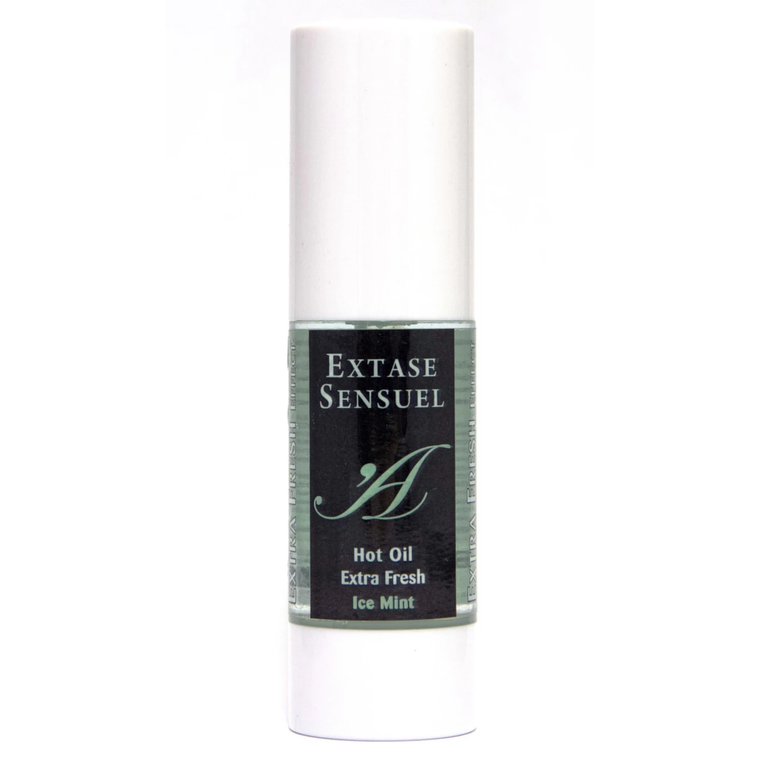 Extase Sensuel Hot Oil Ice Mint 30ml - Warming & Cooling Effect - Anelma Extase Sensuel Hot Oil Ice Mint 30ml