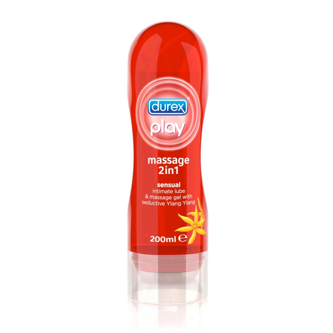 Durex Massage Gel with Ylang Ylang 200ml - Aromatic Hydrating Formula - Anelma Durex Massage Gel with Ylang Ylang 200ml