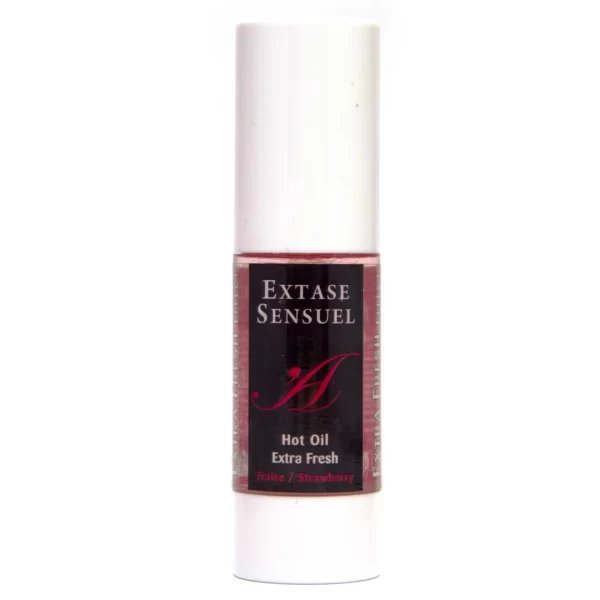 Extase Sensuel Hot Oil Extra Fresh Strawberry 30ml