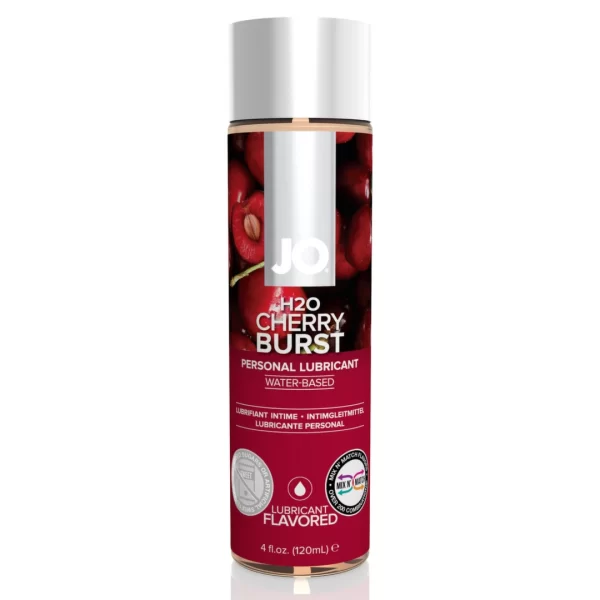 System JO H2O Cherry Burst 120ml Water-Based Lubricant Vegan