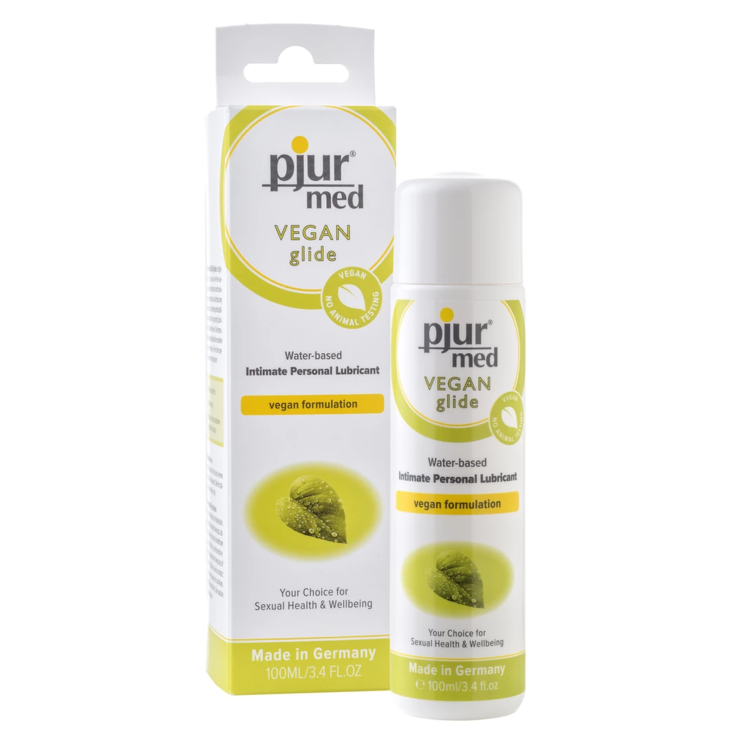 Pjur MED Vegan Glide Water-Based Lubricant 100ml - Gentle Formula - Anelma Pjur MED Vegan Glide Water-Based Lubricant 100ml