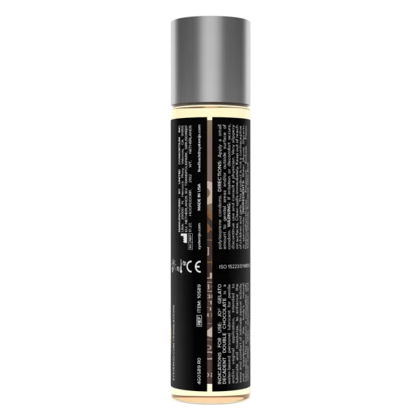 System JO H2O Gelato Double Chocolate Water-Based Lubricant 30ml. Flavored. See formula