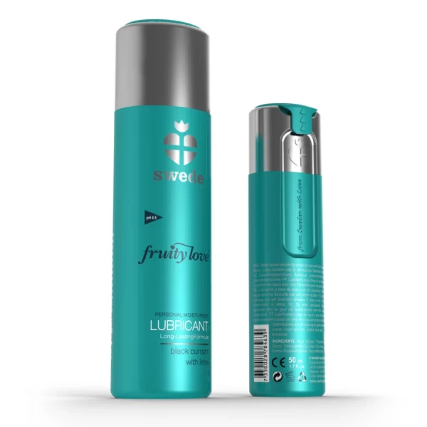 Swede Fruity Love Lubricant Black Currant & Lime 50ml Water-Based. Flavored