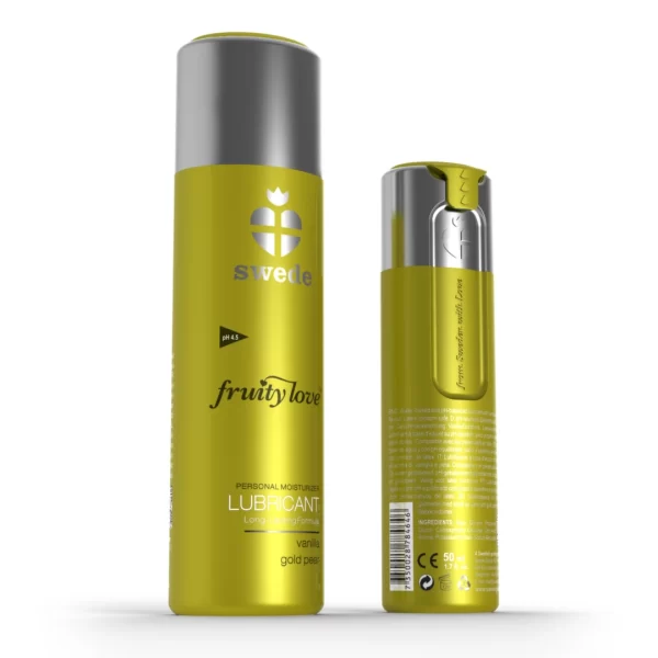 Swede Fruity Love Intimate Gel Vanilla & Gold Pear 50ml Water-Based. Flavored
