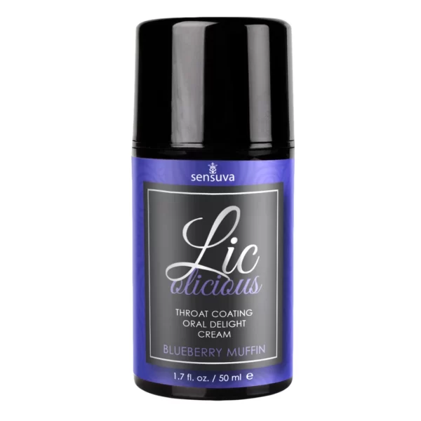 Sensuva Lic-o-licious Intimate Oral Cream Blueberry Muffin