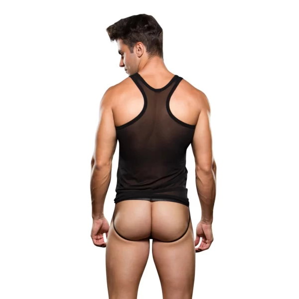 Envy SWAT Costume Set 2-Piece Mesh Grey Black
