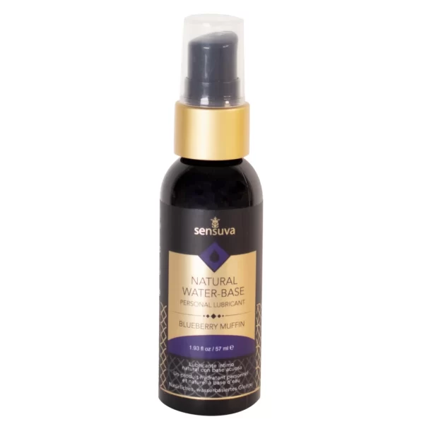 Sensuva Natural Water-Based Personal Lubricant Blueberry