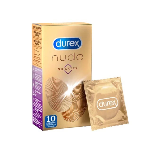Durex Nude No Latex Intimate Protection Condoms 10 pcs Ultra Thin - Anelma Durex Nude No Latex Intimate Protection Condoms 10 pcs Ultra