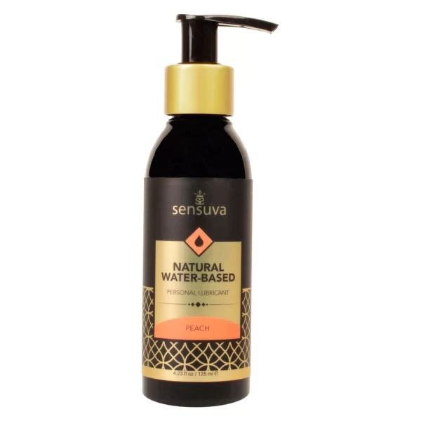 Sensuva Natural Water-Based Lubricant Peach 125ml