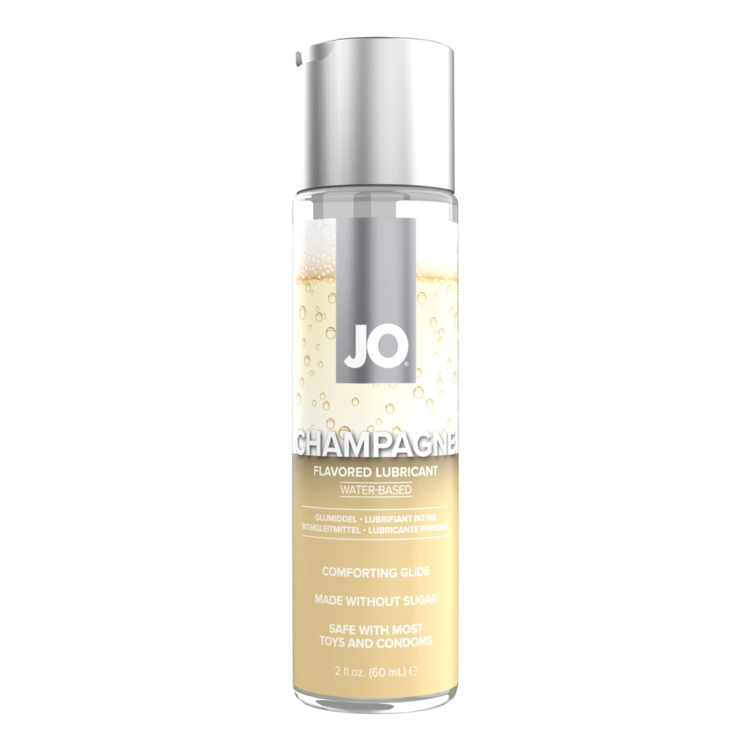 System JO Champagne Flavored Water-Based Lubricant 60ml - Anelma System JO Champagne Flavored Water-Based Lubricant 60ml