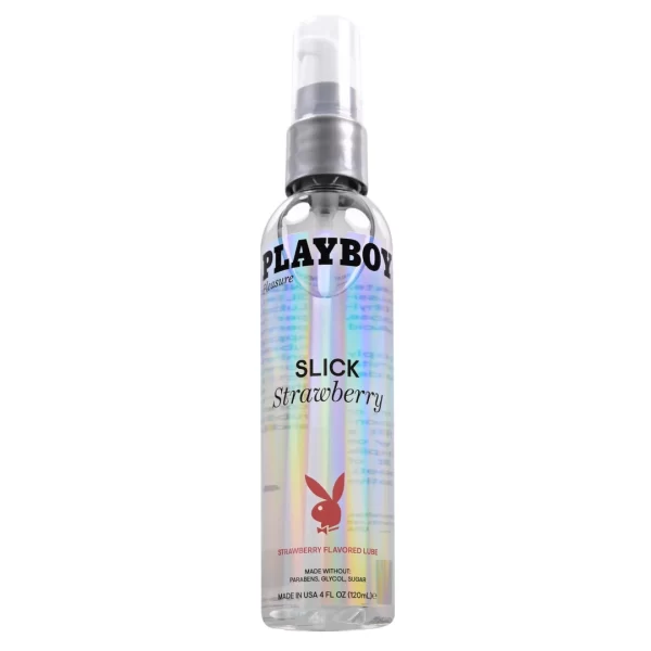 Playboy Pleasure Slick Strawberry Water-Based Lubricant