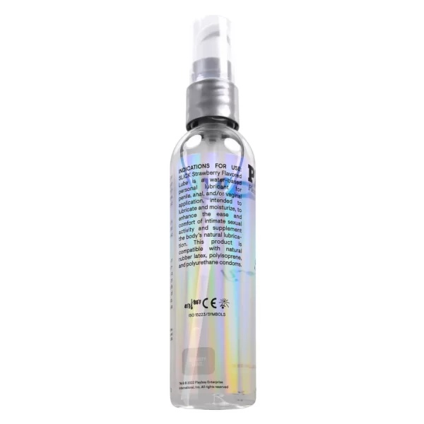 Playboy Pleasure Slick Strawberry Water-Based Lubricant 120ml. Flavored. See formula