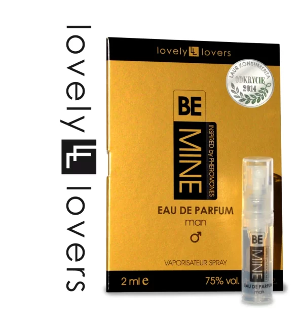 Lovely Lovers BeMine 2ml Pocket Men's Fragrance with I-L