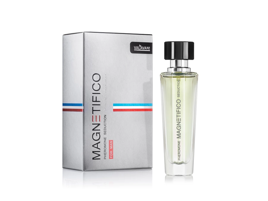 MAGNETIFICO Men's Eau de Parfum Pheromone Seduction 30ml - Anelma MAGNETIFICO Men's Eau de Parfum Pheromone Seduction 30ml Citrus-Woody. Pheromones and aphrodisiacs. See formula