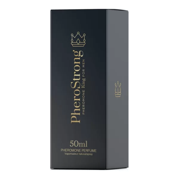 PheroStrong King for Men Perfume with Pheromones 50ml - Woody Aromatic Scent. Pheromones and aphrodisiacs. See formula