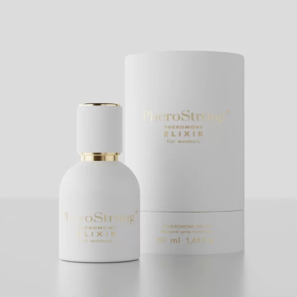 PheroStrong Pheromone Elixir for Women 50ml - Citrus & Amber Perfume. Pheromones and aphrodisiacs. See formula