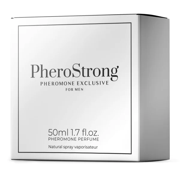 PheroStrong Exclusive for Men Eau de Parfum 50ml - Intense Woody Citrus Scent. Pheromones and aphrodisiacs. See formula