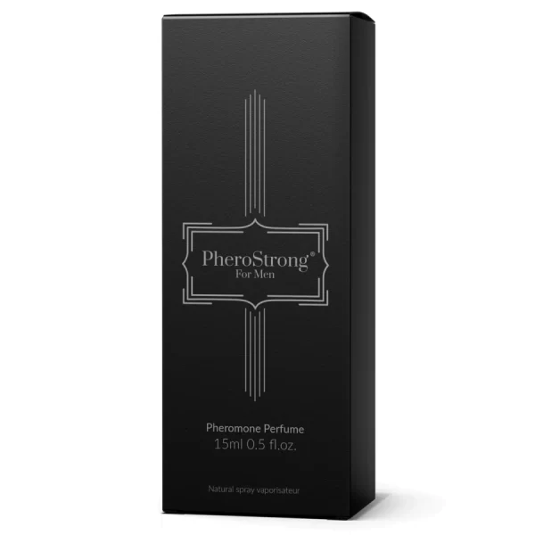 PheroStrong Men's Pheromone Perfume 15ml - Citrus & Woody Scent. Pheromones and aphrodisiacs. See formula