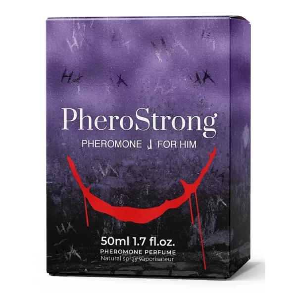 PheroStrong J Eau de Parfum for Men with Pheromones 50ml - Iris & Amber. Pheromones and aphrodisiacs. See formula