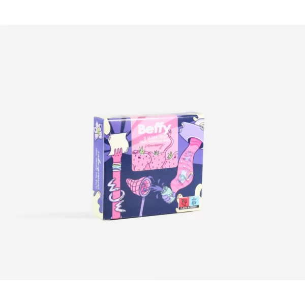 Asha International Beffy Dental Dam Strawberry 3 pcs