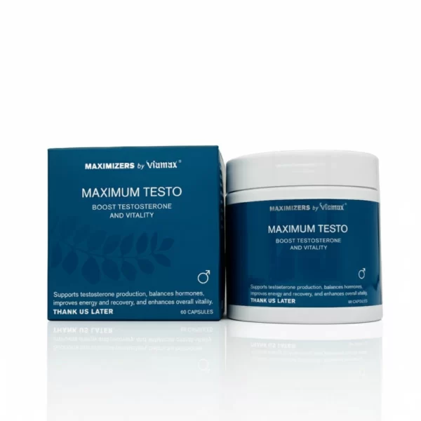 Solid erection - Anelma Viamax Maximizers Maximum Testo 60 Capsules - Advanced Daily Men Vitality Support