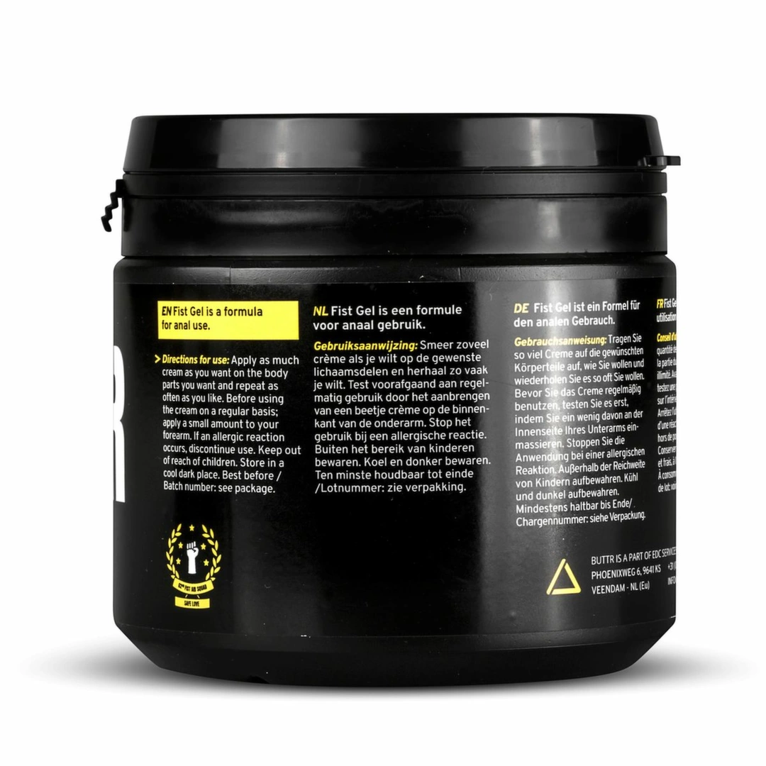 Fisting Lubricants - Anelma BUTTR Professional Gel 500ml - Thick Water-Based Intimate Lubricant
