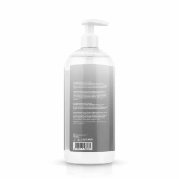 EasyGlide Water-Based Anal Lubricant 1000ml - Medical-Grade Formula. Product details include formula