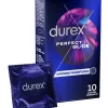 Durex Perfect Glide 10-Pack Enhanced Lubrication Condoms 56