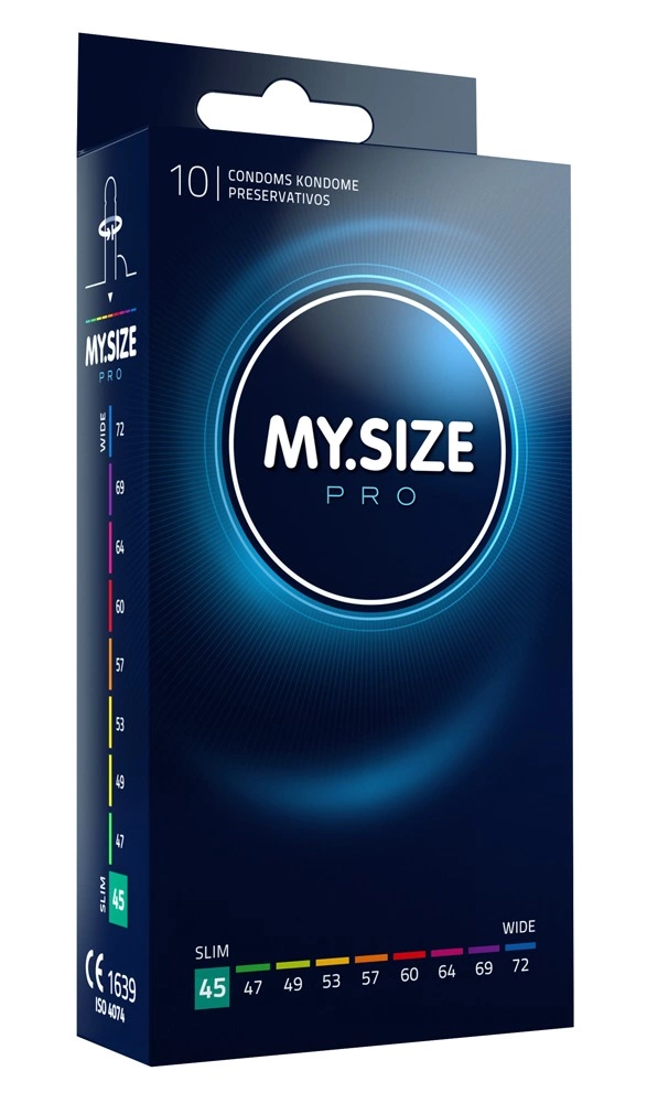 MY.SIZE PRO 45mm Intimate Protection Ultra-Thin Latex-Free
