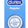 Durex Regular 6-Pack Natural Latex Transparent Condoms 56mm
